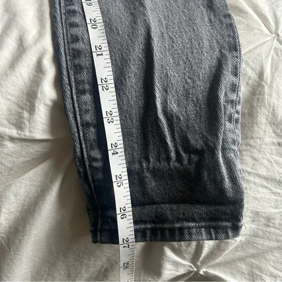 Levi’s Women’s Wedgie Jeans Worn Black Size 24 - Picture 10 of 12